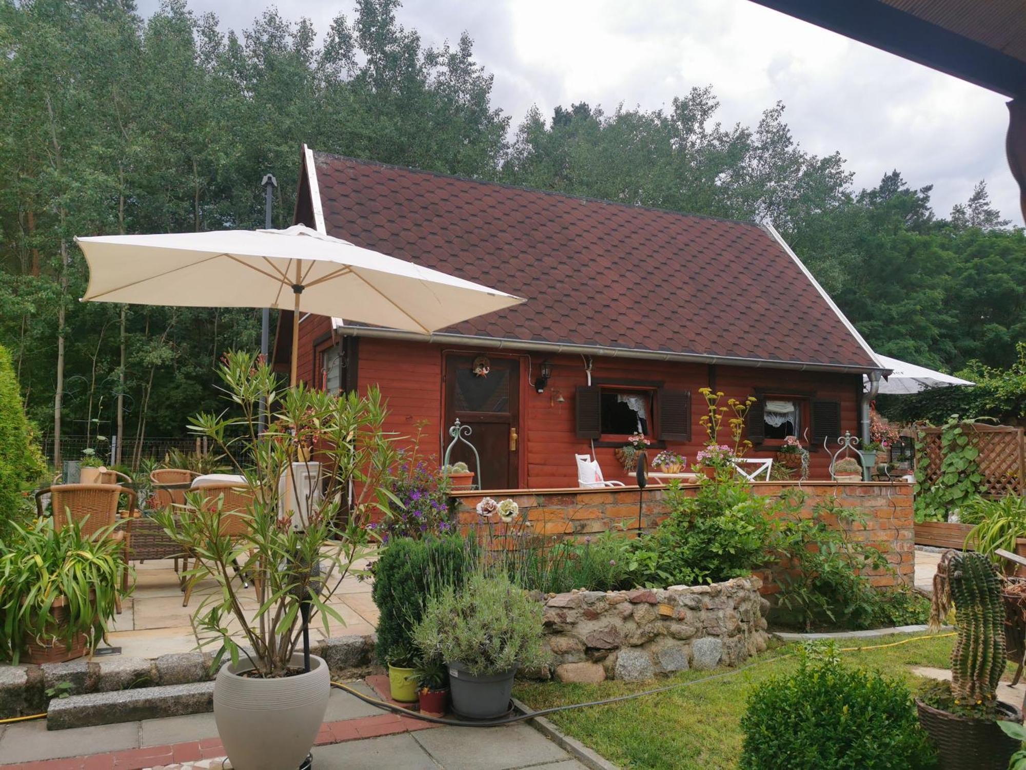 Ferienhaus Mit Mediterraner Terrasse Müllrose Camera foto